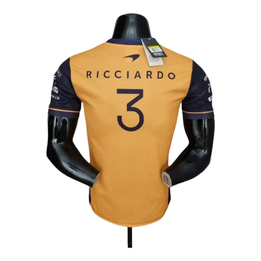 2022 McLaren Daniel Ricciardo Crew Neck F1 T-Shirt - Ex Race Gear