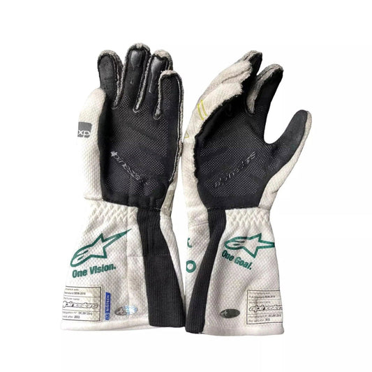 2023 Lance Stroll Baku Worn Gloves - Speedxcrafts