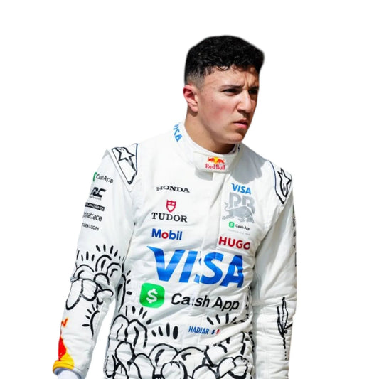 2025 Isack Hadjar Racing Bulls British GP F1 Race Suit Ex Race Gear
