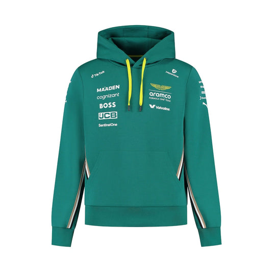 Aston Martin Aramco Cognizant F1 2025 Team Driver Hoodie Ex Race Gear
