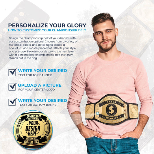 Personalized Championship Belts Customize Wrestling Belts