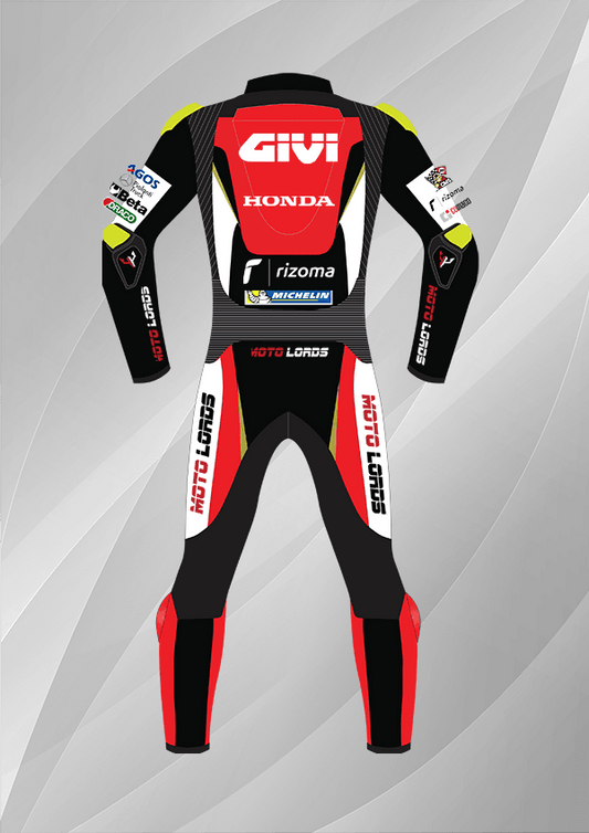 Cal Crutchlow LCR Honda MotoGP 2019 Leather Honda Racing Suit MotoLords