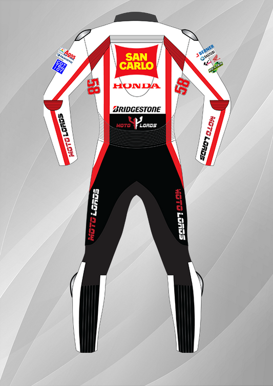 Marco Simoncelli 2011 MotoGP Leather Racing Suit for Sale MotoLords