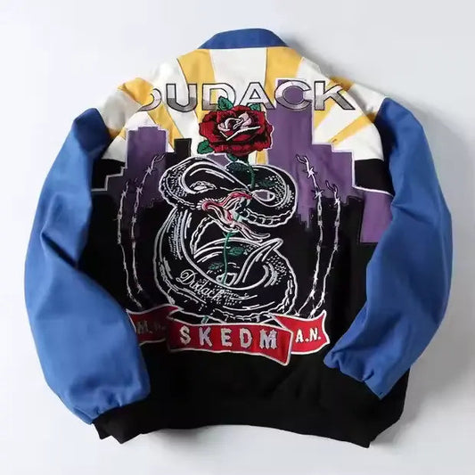 Rare Maskedman NASCAR Vintage Embroidered Jacket - Unisex SHABA Collection