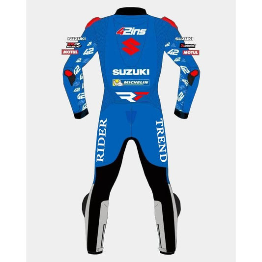 Suzuki Alex Rins MotoGP 2021 Motorcycle Suit Zees Moto