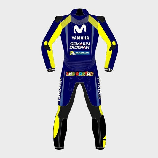 Yamaha Valentino Rossi 2018 Blue Motorcycle Suit Zees Moto
