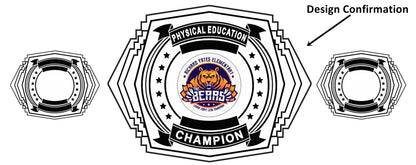 Custom Bear Logo Wrestling Championship Belt Customize Wrestling Belts