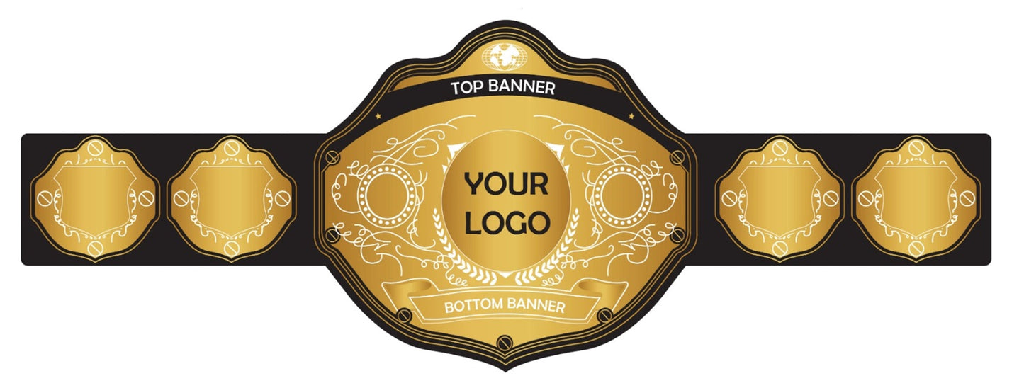 Custom Name and Logo Wrestling Championship Belt - Customize Wrestling Belts