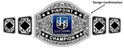 Custom Name and SHS Logo Wrestling Championship Belt poshleathers-14b7