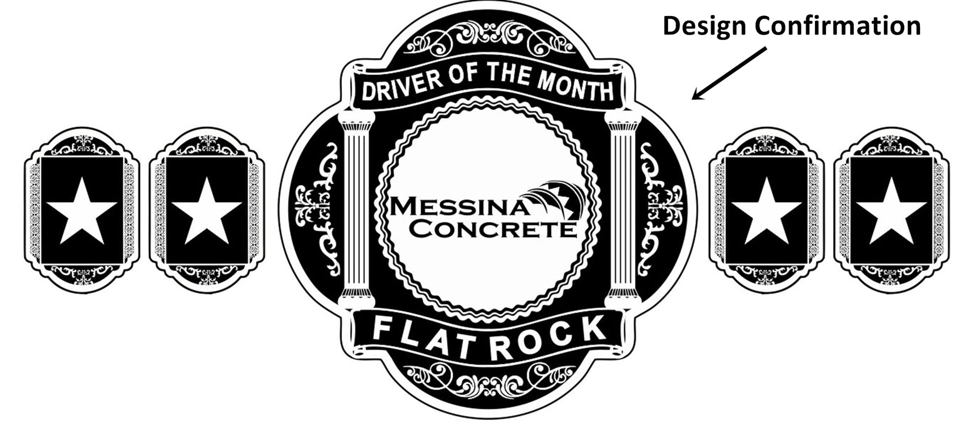 Custom Driver Of The Month Championship Belt poshleathers-14b7