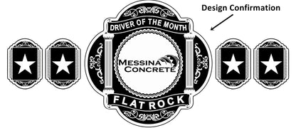 Custom Driver Of The Month Championship Belt poshleathers-14b7