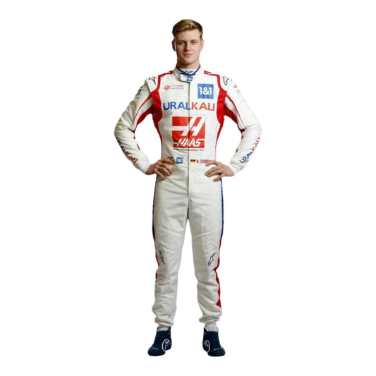 2021 Mick Schumacher Haas Formula 1 Race Suit - Ex Race Gear