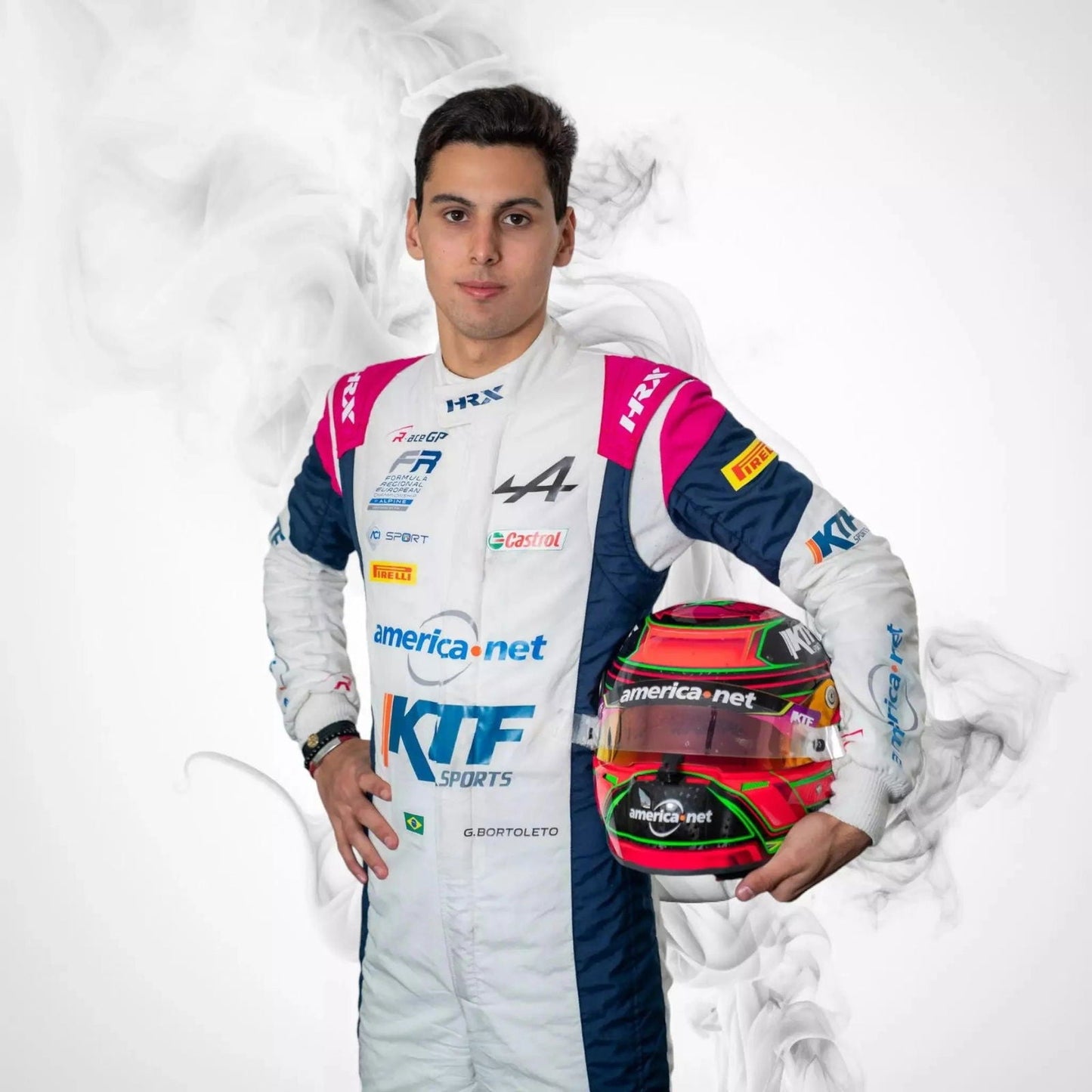 2022 Gabriel Bortoleto Trident Suit - Ex Race Gear