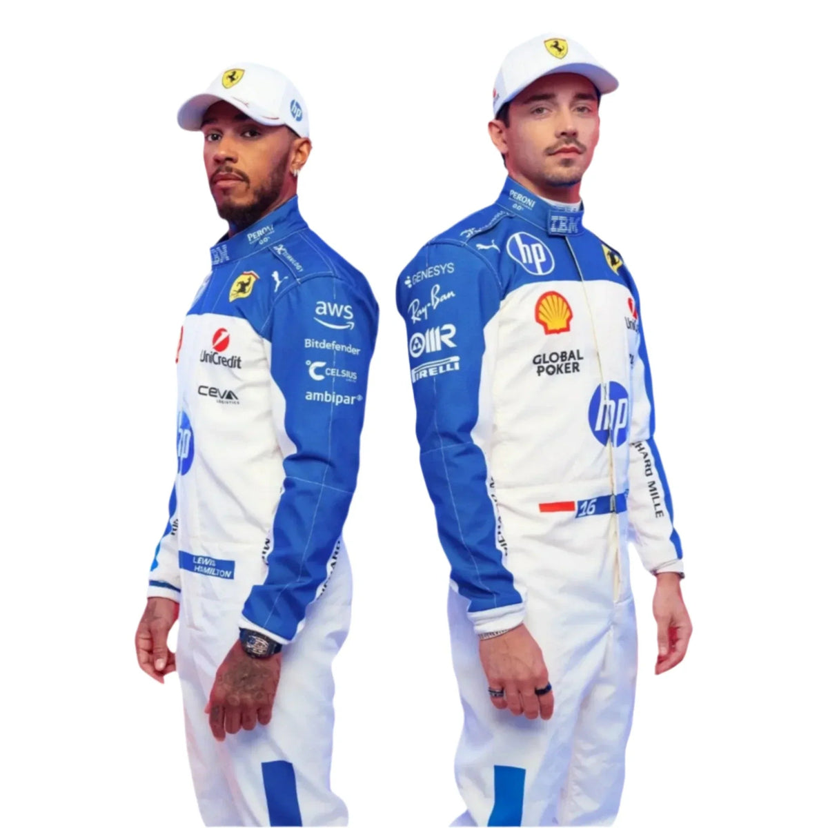 2025 Charles Leclerc Ferrari Racing Miami GP Race Suit DASH RACEGAER