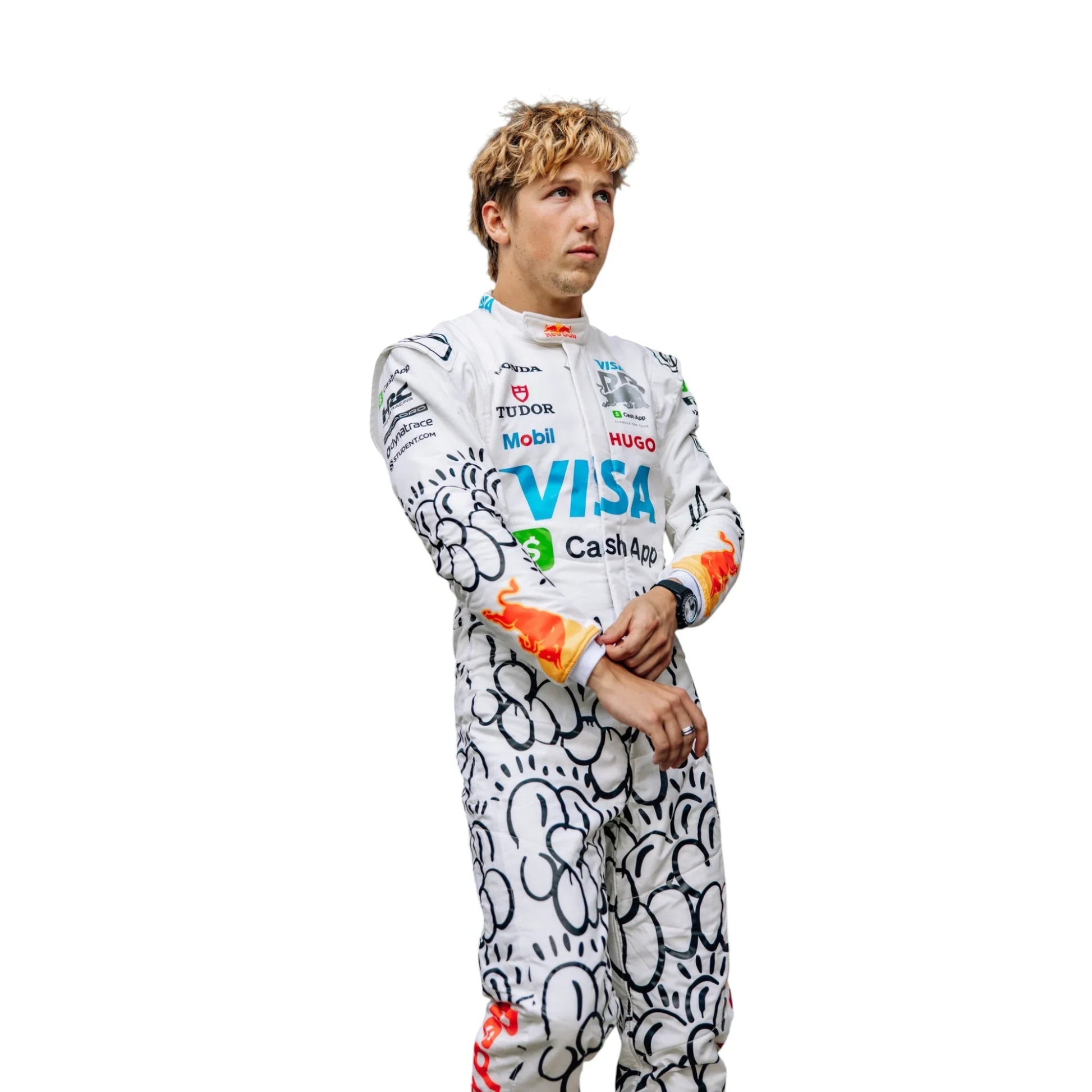 2025 Liam Lawson Racing Bulls British GP F1 Race Suit Ex Race Gear