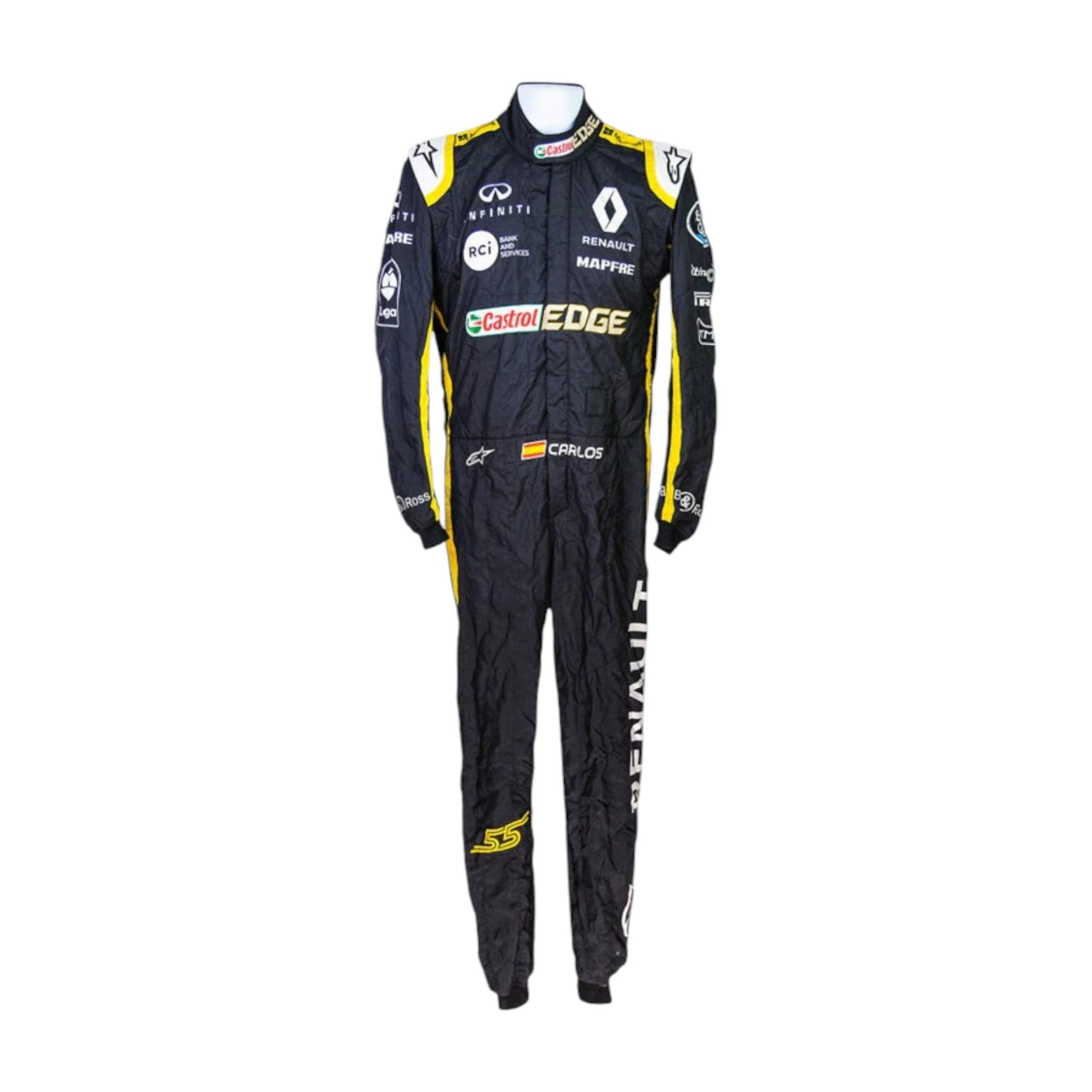 2018 Carlos Sainz F1 Team Renault Race Suit Replica Ex Race Gear