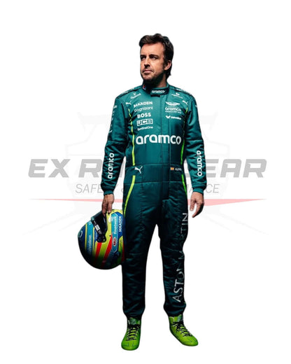 2025 Aston Martin Replica Race Suit | Aston Martin F1 Team - Ex Race Gear