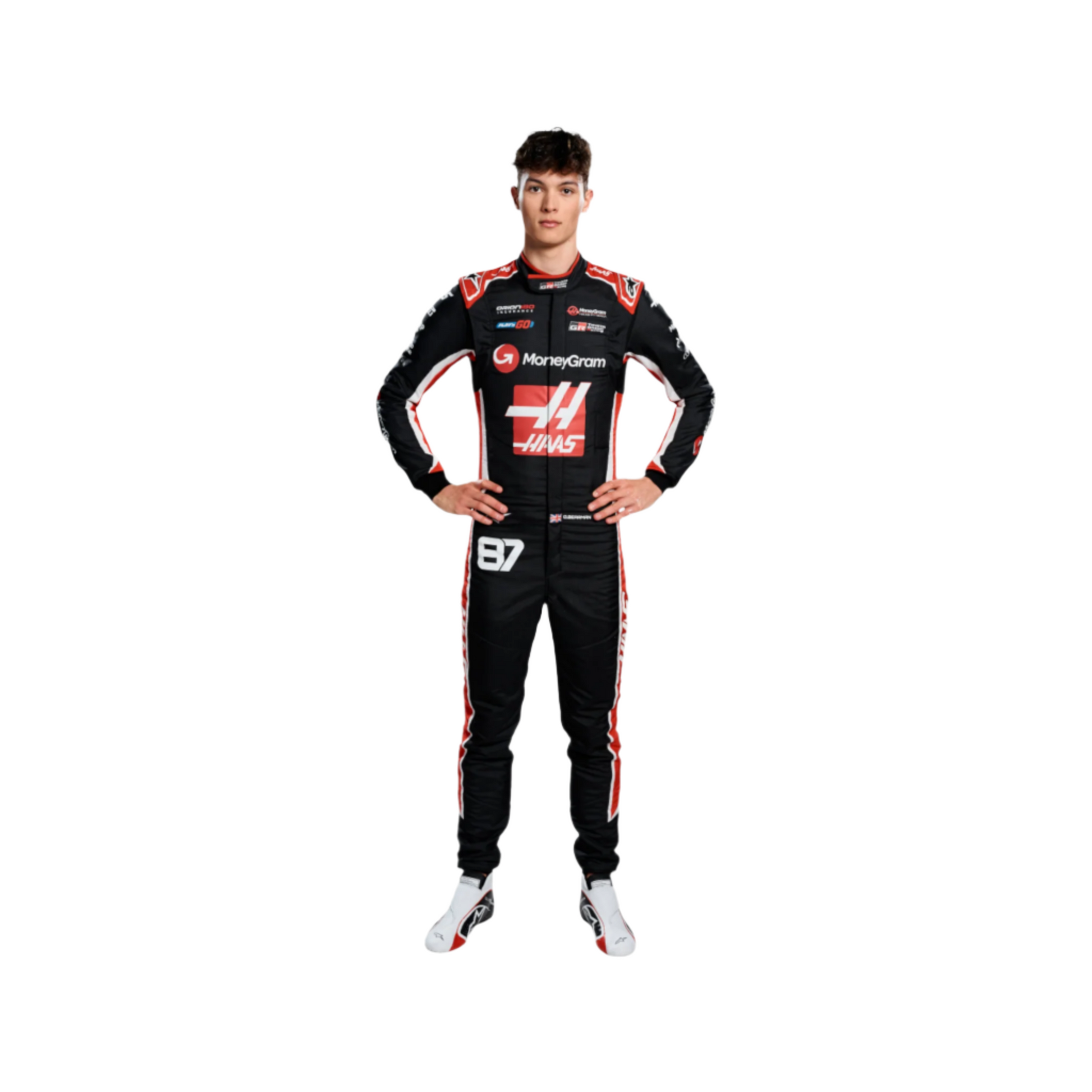 2025 Ollie Bearman Haas F1 Team Race Suit -  Ex Race Gear