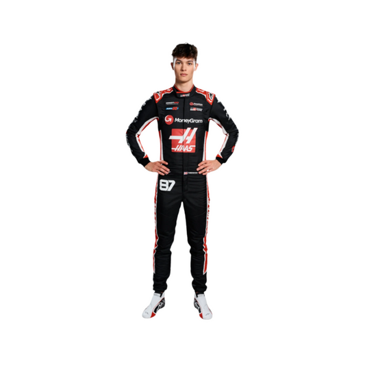2025 Ollie Bearman Haas F1 Team Race Suit -  Ex Race Gear