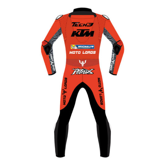 KTM Danilo Petrucci Tech3 MotoGP 2021 Leather Riding Suit MotoLords
