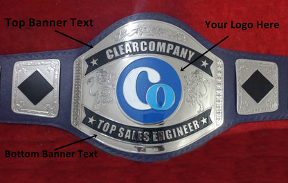 Custom Name and CO Logo Wrestling Championship Belt - Customize Wrestling Belts