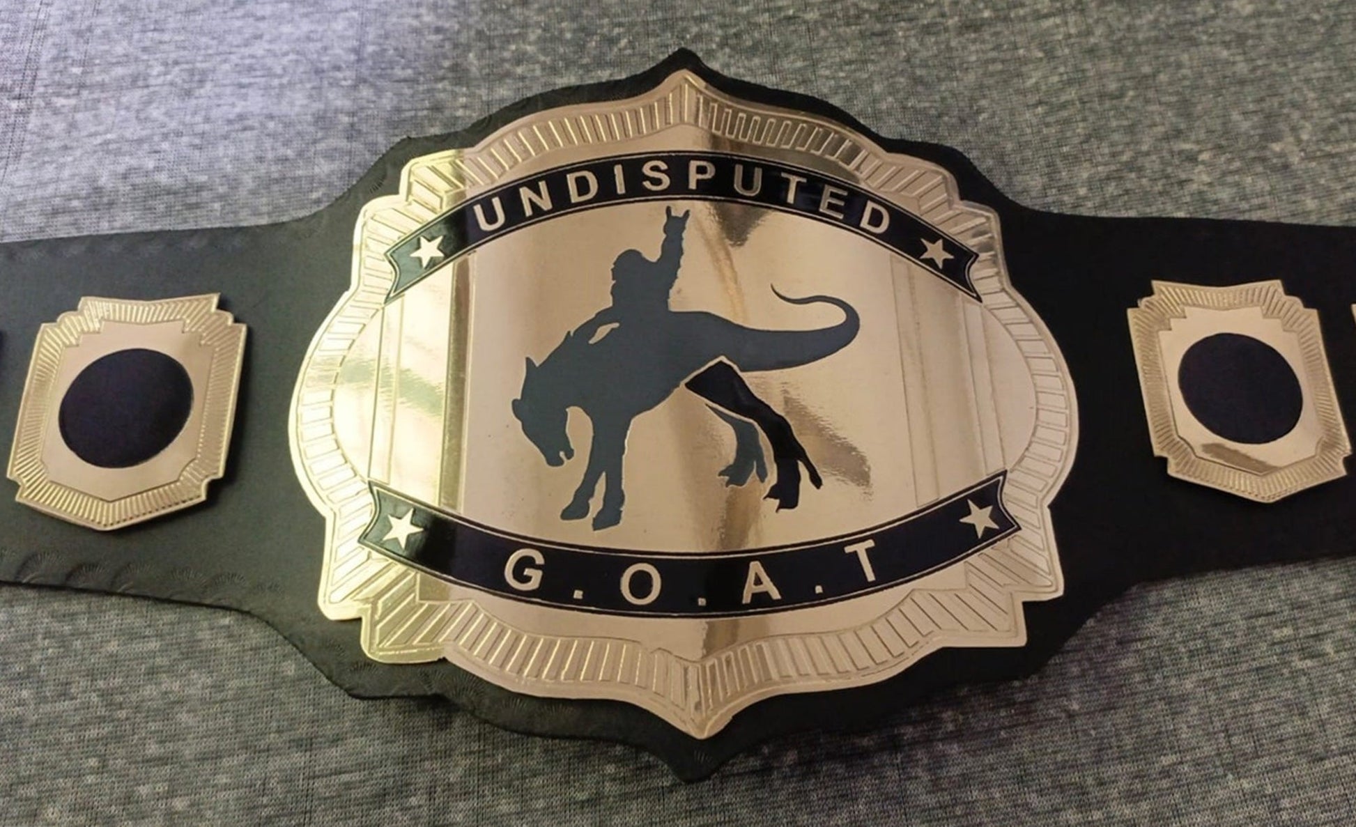 Custom Riding Dragon Championship Belt poshleathers-14b7