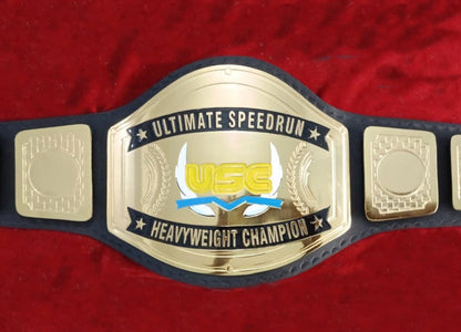 Custom Name and USC Logo Wrestling Championship Belt poshleathers-14b7