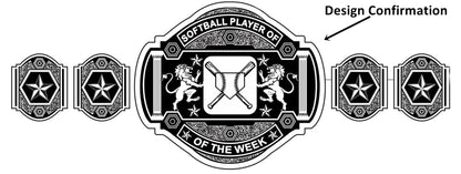 Custom Baseball Championship Belt Customize Wrestling Belts