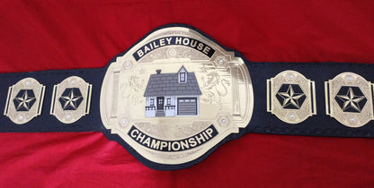Custom Name and House Logo Wrestling Championship Belt poshleathers-14b7