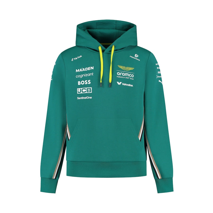 Aston Martin Aramco Cognizant F1 2025 Team Driver Hoodie Ex Race Gear