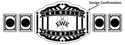 Custom Bed Logo Wrestling Championship Belt Customize Wrestling Belts