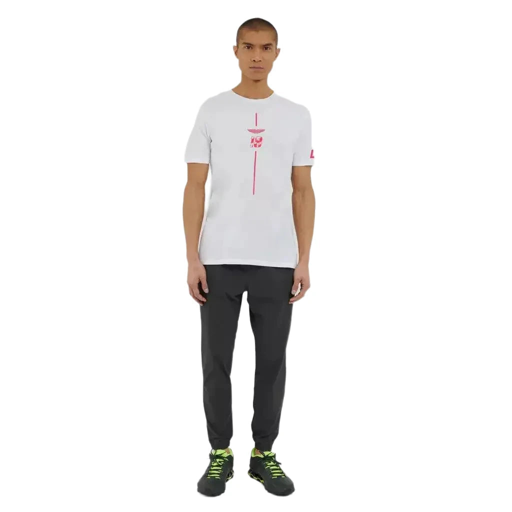 AMF1 Lance Stroll Limited Edition T-Shirt - White - Speedxcrafts