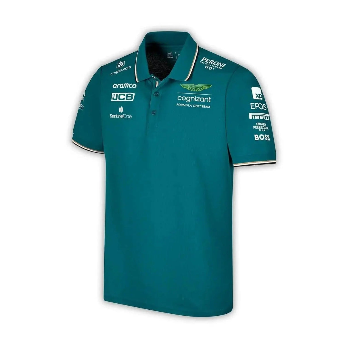 Aston Martin F1 2023 Official Team Polo - Speedxcrafts