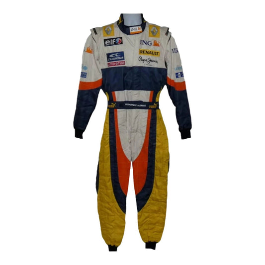 Fernando Alonso 2008 Renault F1 race suit - Speedxcrafts