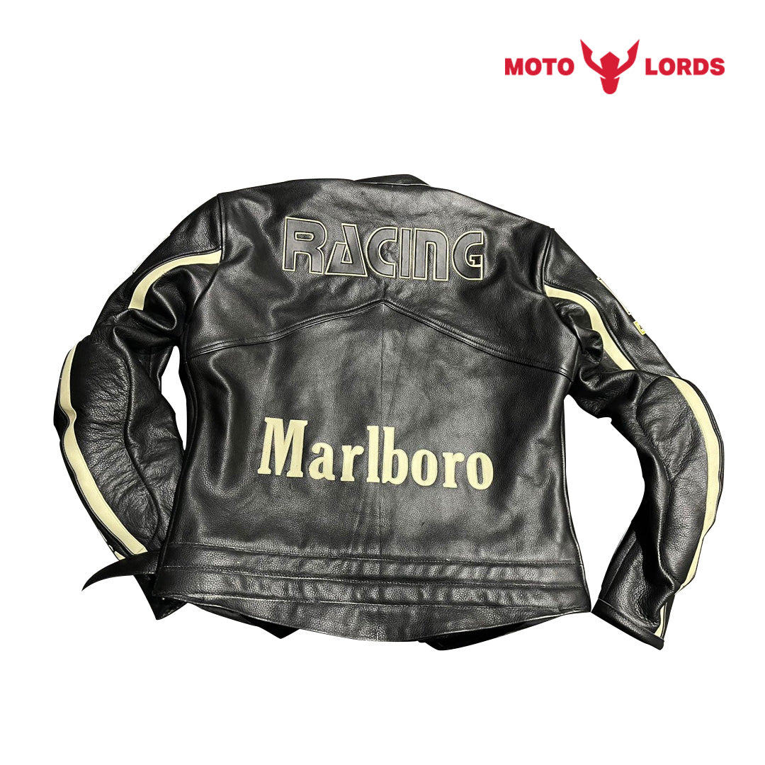 Marlboro Leather jacket Causal and Motorcycle For Men MotoLords