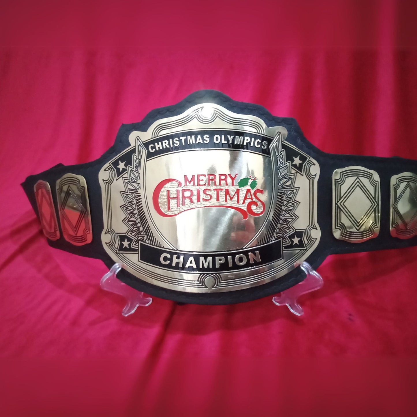 Christmas Championship Wrestling Belt Ex Race Gear 
