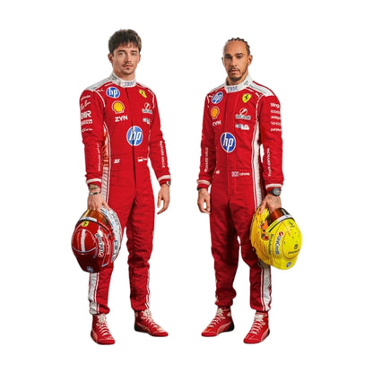 NEW 2026 Scuderia Ferrari HP F1 Team Race Suit Replica Ex Race Gear