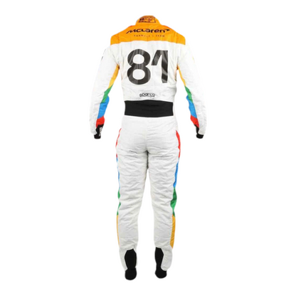 NEW MCLAREN SILVERSTONE OSCAR PIASTRI 2023 F1 TEAM RACE SUIT - Ex Race Gear