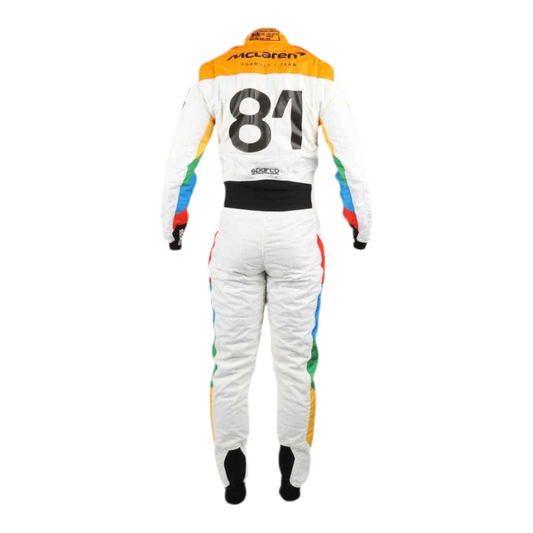 NEW MCLAREN SILVERSTONE OSCAR PIASTRI 2023 F1 TEAM RACE SUIT - Ex Race Gear