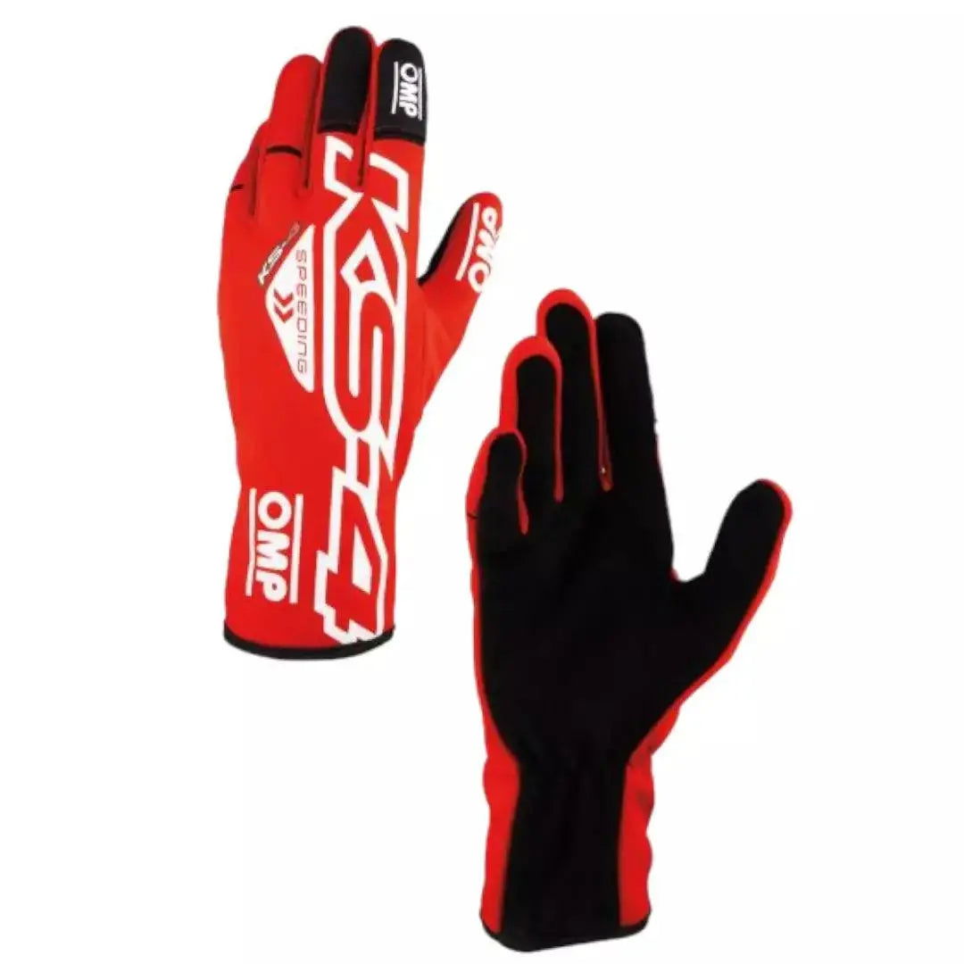 OMP KS-4 Kart Gloves - Child Sizes - Ex Race Gear