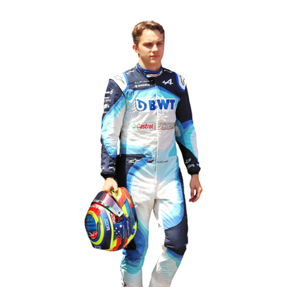 2022 Oscar Piastri BWT Alpine F1 Team Suit Ex Race Gear