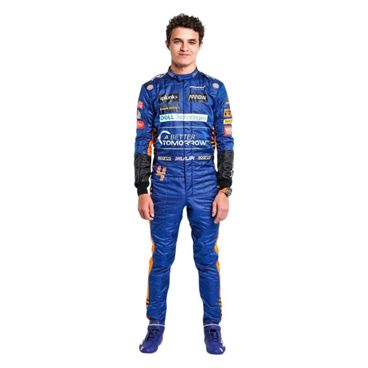 2021 Lando Norris McLaren Formula 1 Team Race Suit Ex Race Gear