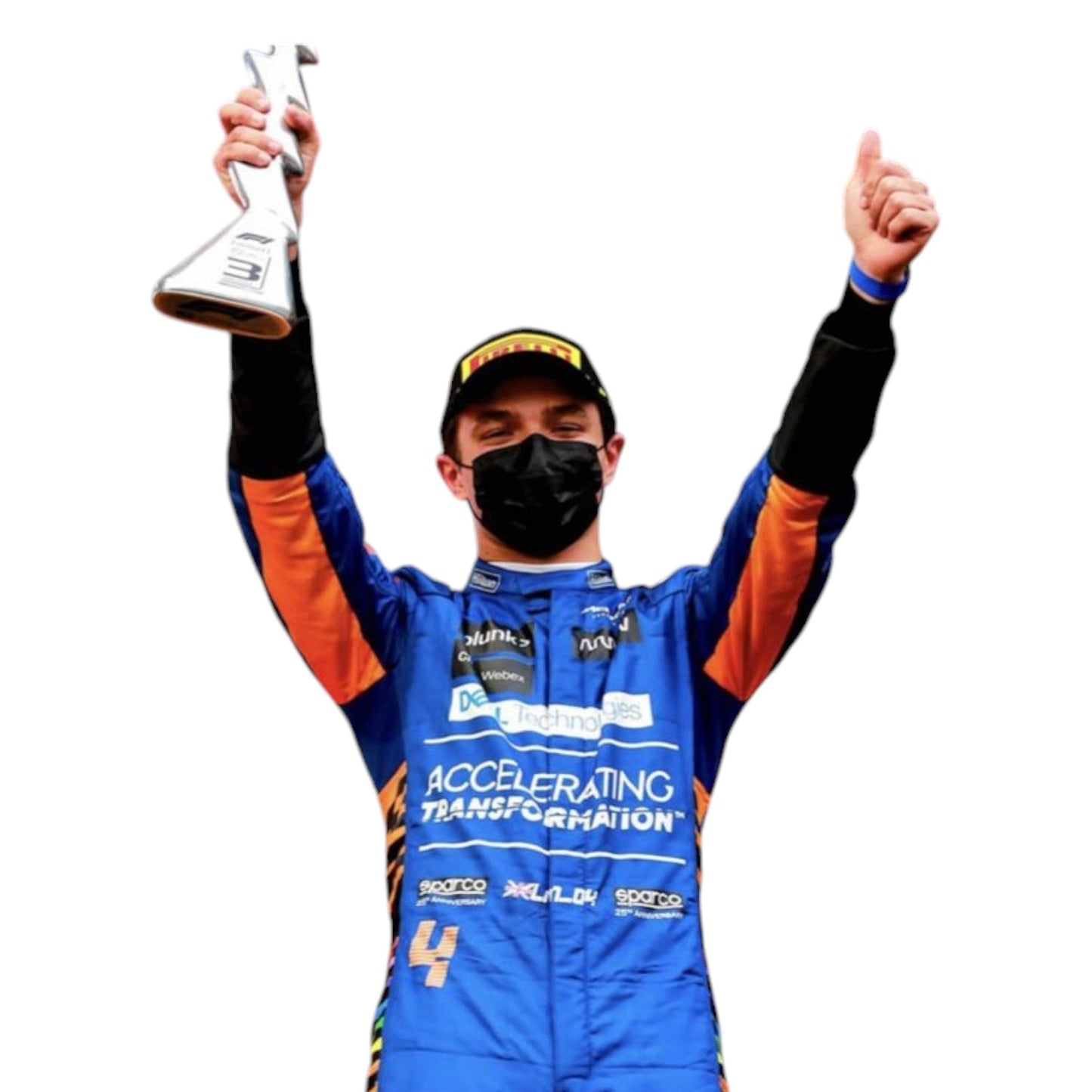 2021 Lando Norris Official McLaren F1 Promo Suit Ex Race Gear