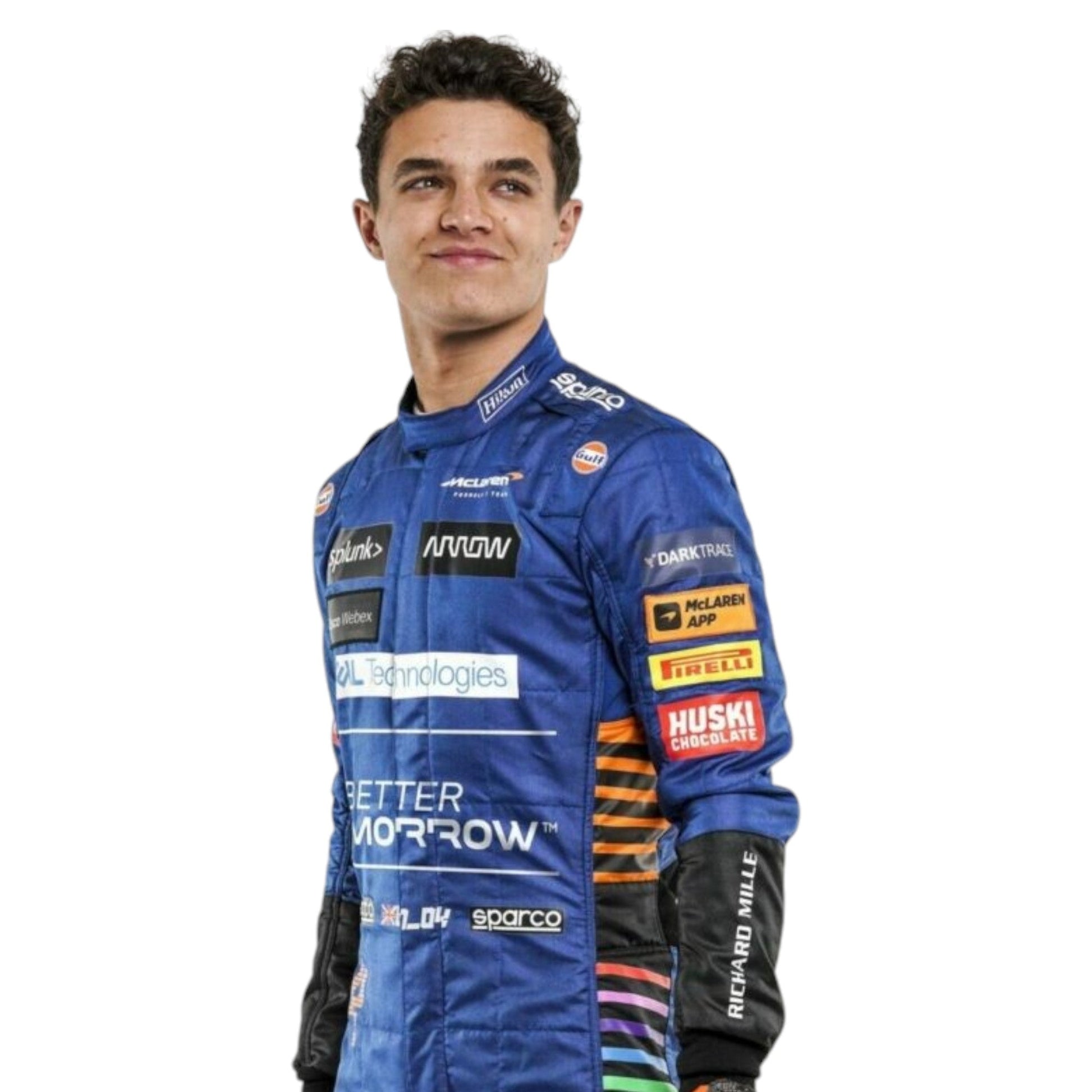 2021 Lando Norris Official McLaren F1 Promo Suit Ex Race Gear