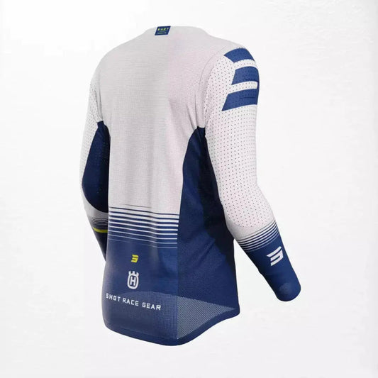 Shot Husqvarna Limited Edition 2023 MX Jersey Blue - Speedxcrafts