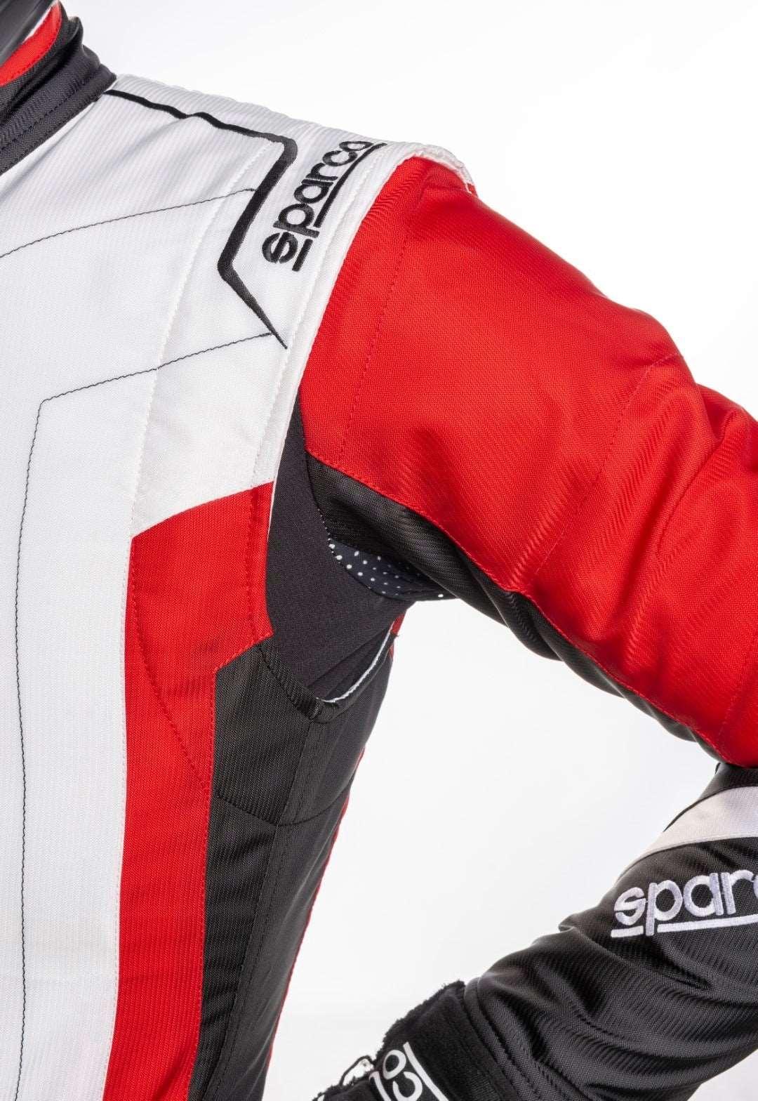 Sparco X-Light KS-7 Replica Kart Suit - Black/Grey Lightweight Racing - Speedxcrafts