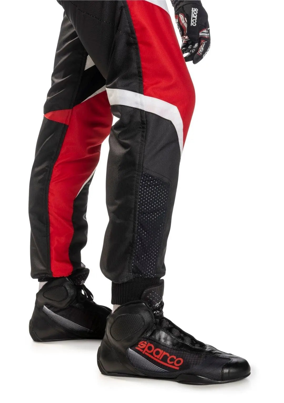 Sparco X-Light KS-7 Replica Kart Suit - Black/Grey Lightweight Racing - Speedxcrafts