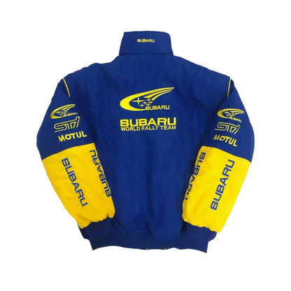 Subaru F1 Racing Thicken Style Embroidered Jacket - Speedxcrafts