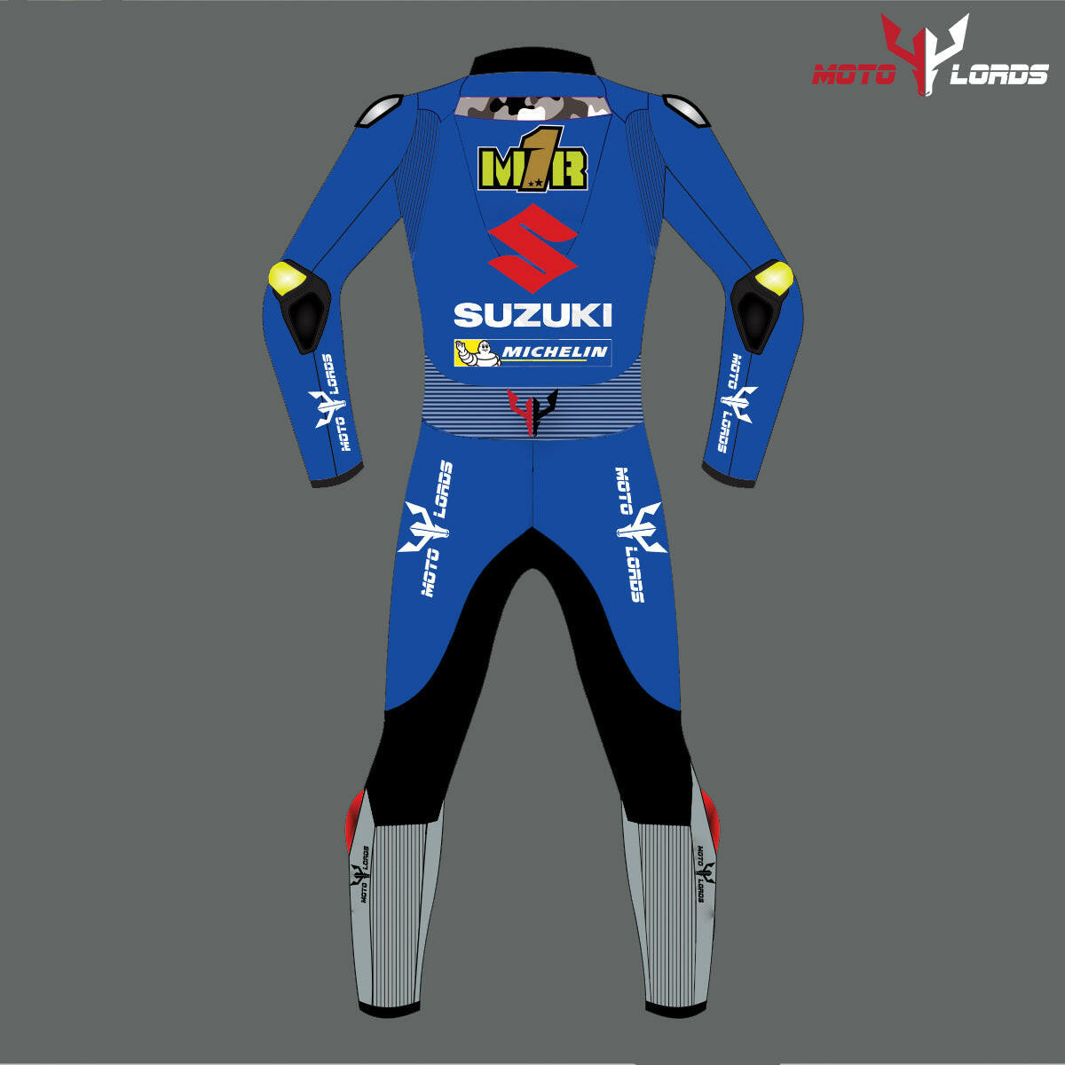 Suzuki Ecstar Joan Mir MotoGP 2021 Leather Racing Suit MotoLords