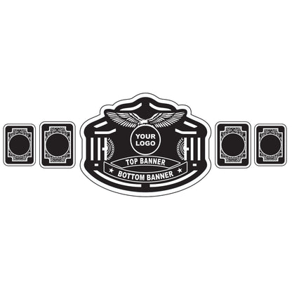 Exclusive Personalized Title Wrestling Belt Customize Wrestling Belts